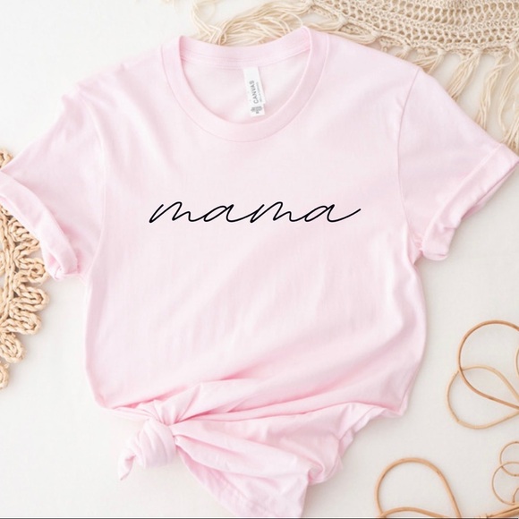 Mama Graphic Crew Neck Short Sleeve Tee Shirt - Picture 3 of 4